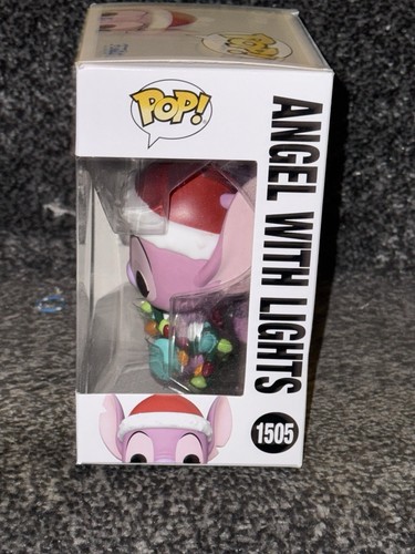 Funko Pop! Disney Lilo Stitch Angel with Lights #1505 Shop Exclusive + Protector - Picture 2 of 6