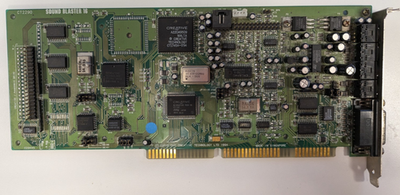 #ad Sound Blaster 16 CT2290 ISA Sound Card – Tested Working $95.00