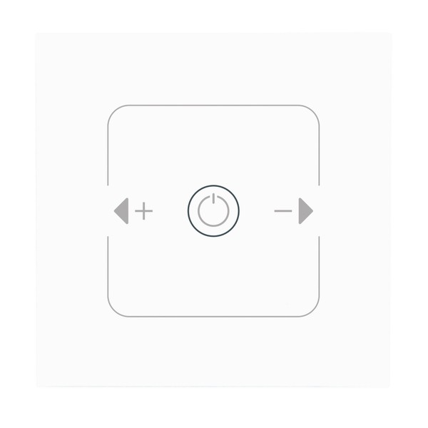 Unitec Wifi / Wlan Touch Dimmer Lichtschalter Touch Tuya App Alexa Google Weiß-image