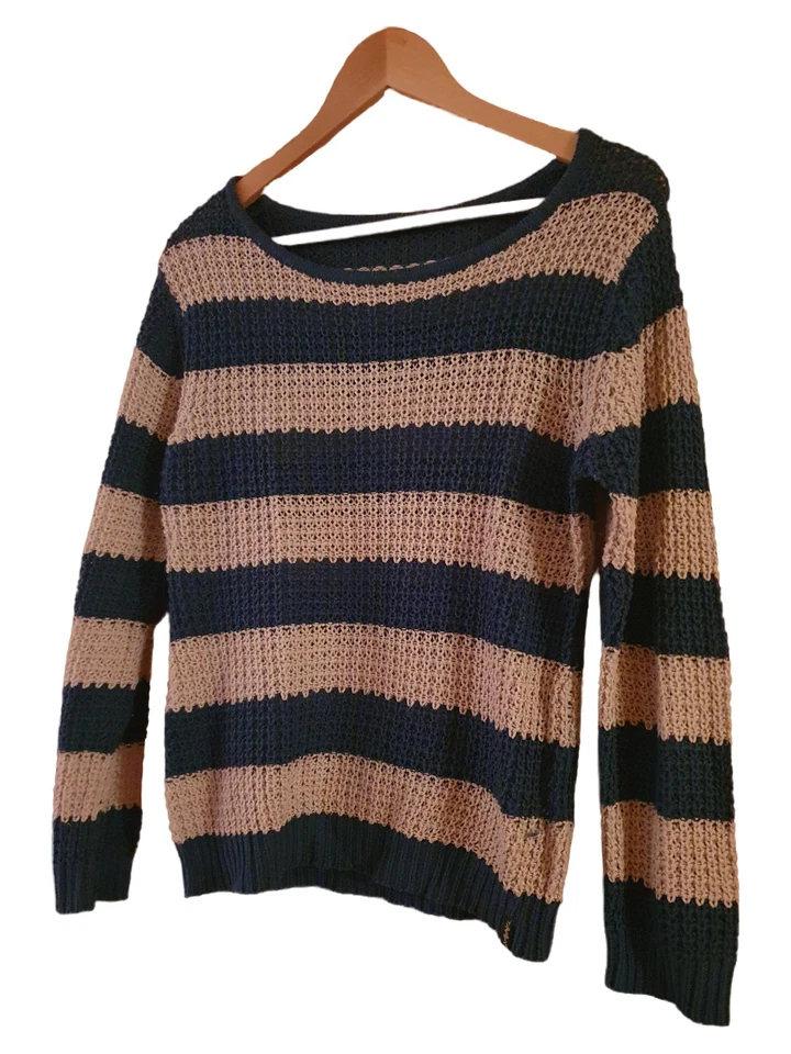Tara Pull Femme Multicolore Rayé Casual (EU 40, INT L) - Photo 1/4