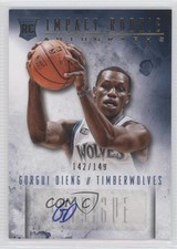2013-14 Panini Intrigue Impact Rookie Auto 142/149 Gorgui Dieng #22 Auto 0b9