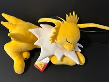 Pokemon Jolteon Sleeping Plush 18-Inch Premium Plush in Sleeping Pose BRAND NEW