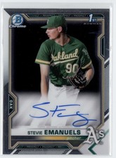 2021 Stevie Emanuels Bowman Chrome 1st Bowman  Auto  RC     #CPA-SE (21C488)