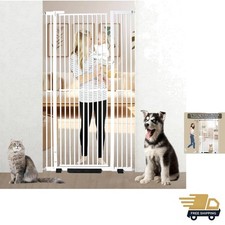 71-Inch Tall Adjustable Pet Barrier: Secure for Dogs and Cats, Easy Install