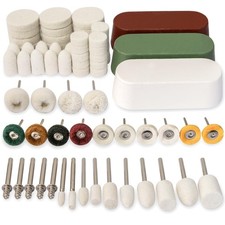 72 PCS Buffing Wheel Polishing Kit Compatible with Dremel, with Polish Compou...