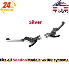 2PCS For Seadoo IBR Silver Throttle  Brake/Reverse Levers Upgrade Trigger Set