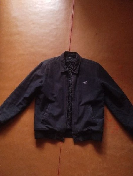 Men OBEY Bomber Black 38