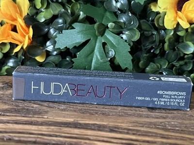 Huda Beauty Bomb Brows Full 'N Fluffy Fiber Gel 0.15oz ~ Light Brown ~ NIB