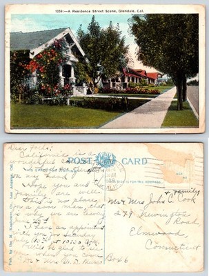 Glendale California Sears Bungalow Style Houses Postcard AD371