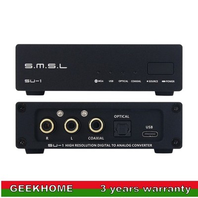 SMSL SU-1 AK4493S Hi-Res Audio Decoder HiFi Enthusiasts DAC MQA for XMOS XU316