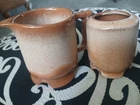 Vintage FRANKOMA Mini Creamer & Open Bowl Sugar