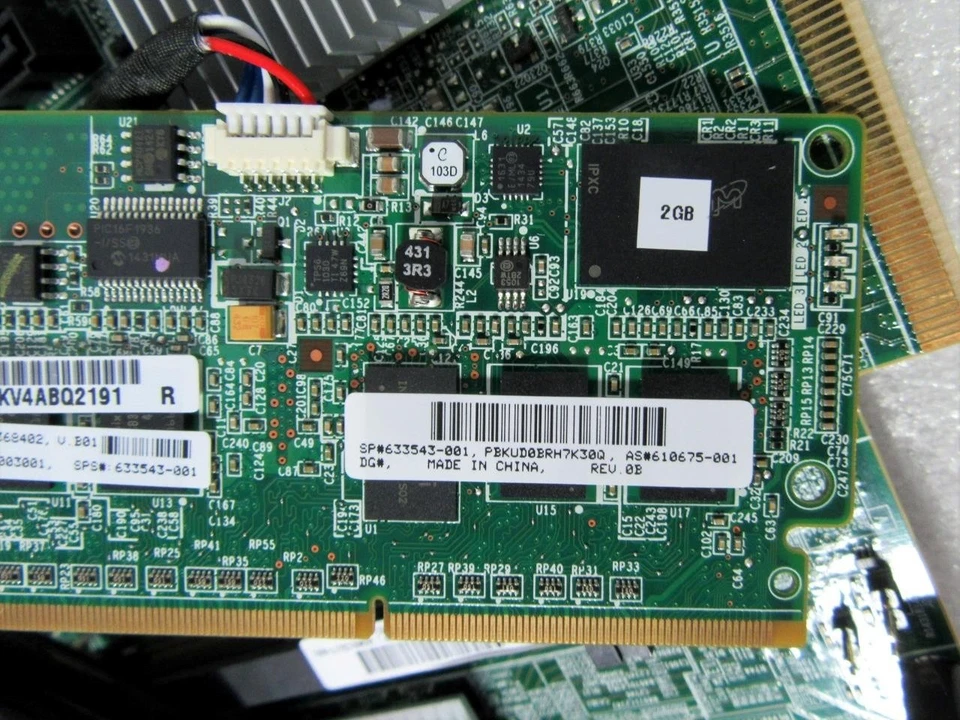 HP 735512-001 ProLiant DL580 Gen8 Serial Peripheral Interface SPI Board w/ FBWC - Image 4 of 4