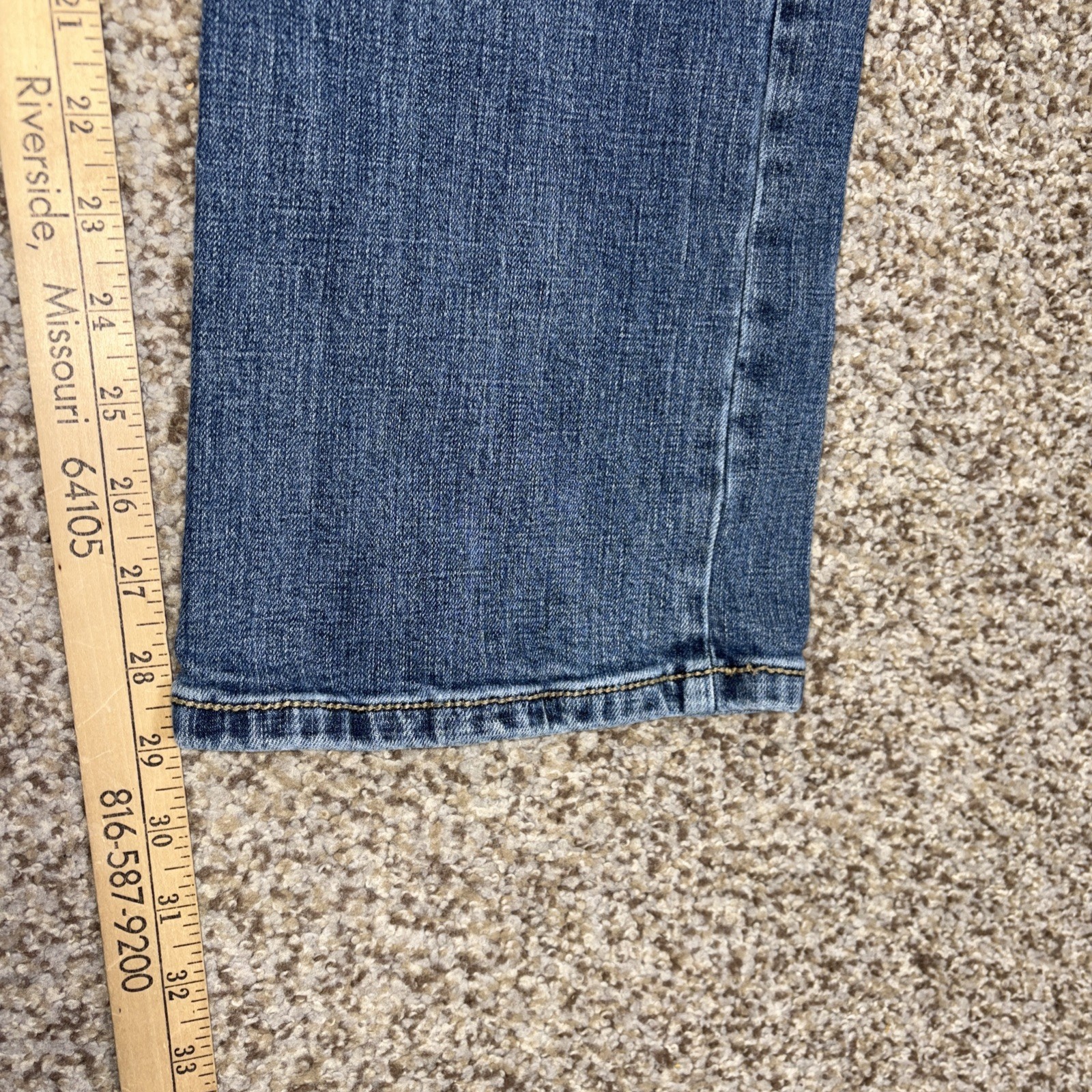 Wrangler Retro Slim Boot Jeans Mens 36x30 Blue Denim Stretch Fits 32 X 29 - View 10