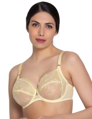 34D Lise Charmel Frisson D'Or BH dreiteilig Vollschale Damen Dessous BCH6161