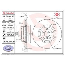 2x Bremsscheibe 26211766 hinten für BMW 7-er G11 G70 8-er G15 G14 Gran G16 IX