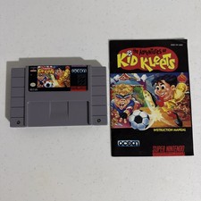 The Adventures of Kid Kleets Super Nintendo SNES Cart and Manual not CIB