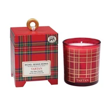 Michel Design Works Tartan Soy Wax Candle - 6.5 oz.