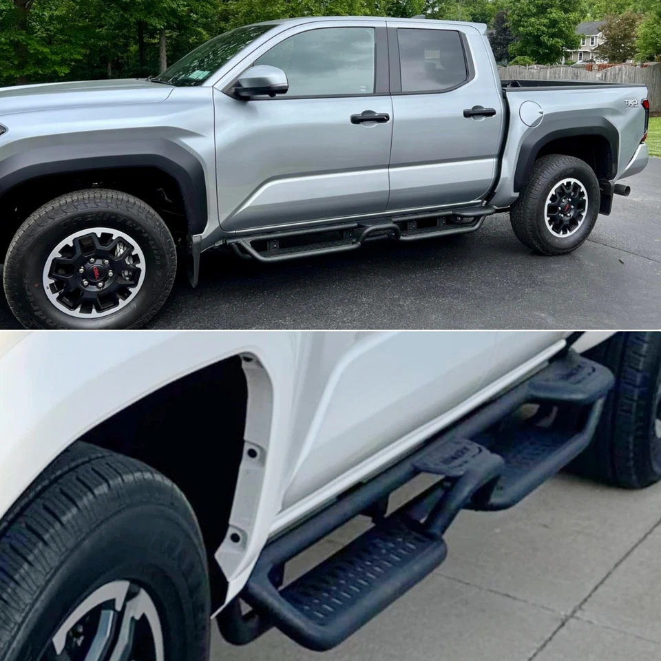 FIT 15-26 Chevy Colorado/GMC Canyon Crew Cab Drop 4Step Bars BXKQ Running Boards - Image 2 of 4