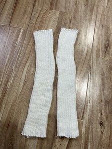 Leg Warmers Knit Socks - Solid Knitted Sock Lolita Legs Warmers 1 Pair