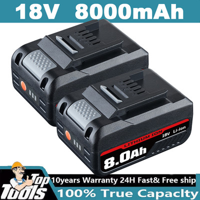 2Pack 8000mAh Für Einhell Tools X-Change Li-Ion Akku 18V PXC Ersatzakku Batterie