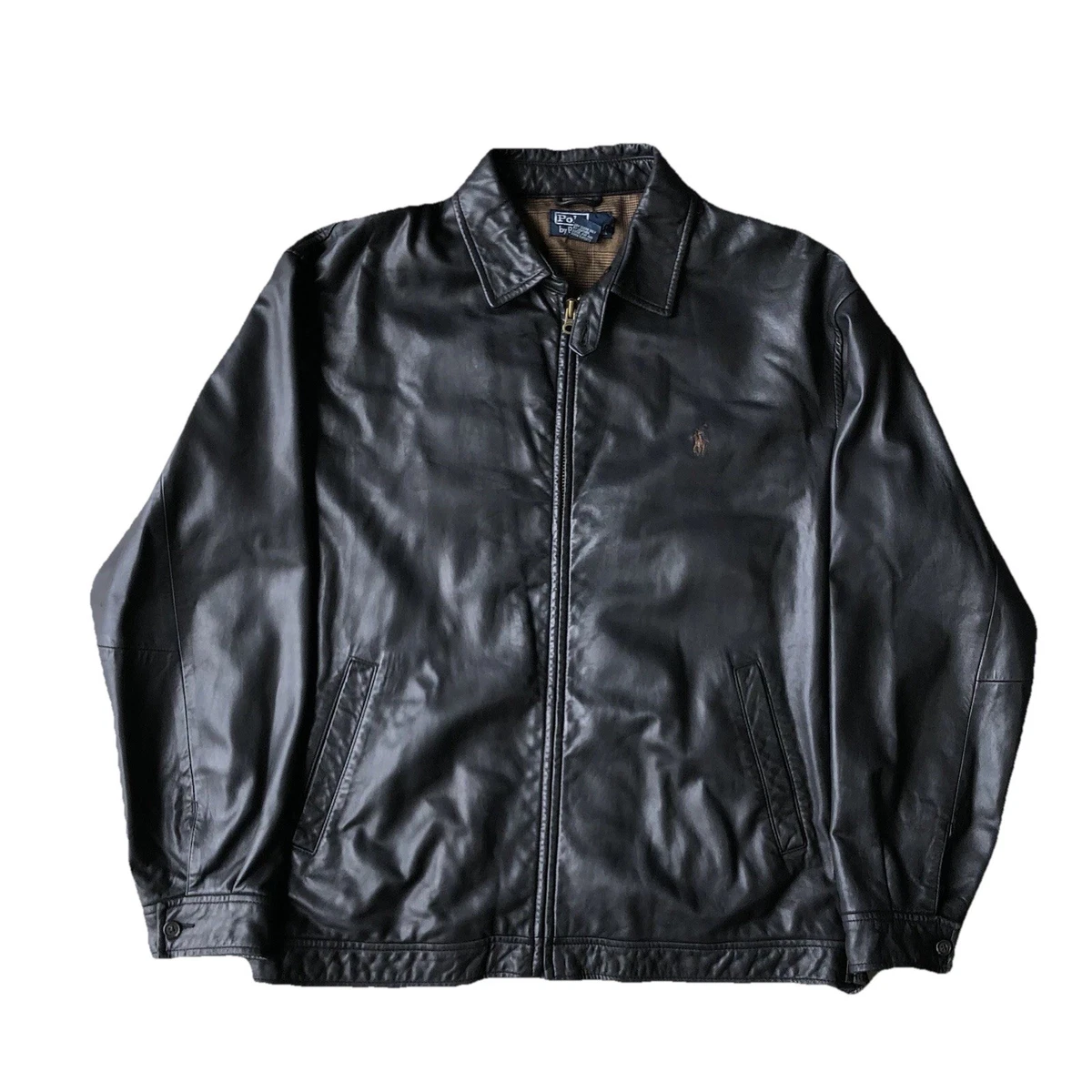 Polo Ralph Lauren Leather Black Coats & Jackets for Men for sale