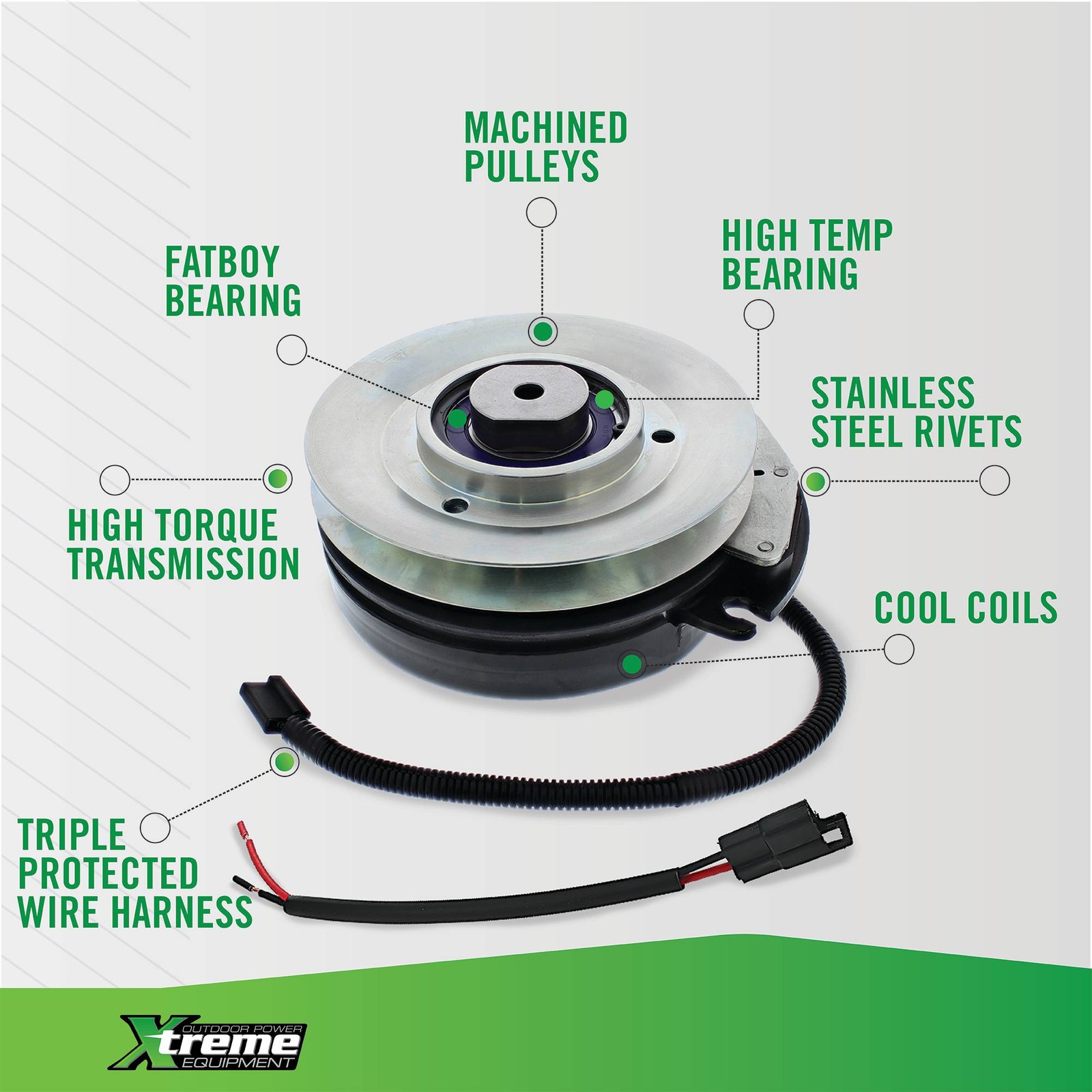 PTO Blade Clutch for Hustler 932681US 932699US 932707US 938233US X0392