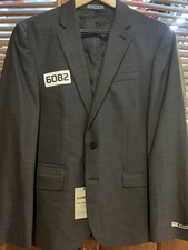 EXPRESS JACKET PHOTOGRAPHER FITTED GRAY blazer- SIZE 40 Short - 6082