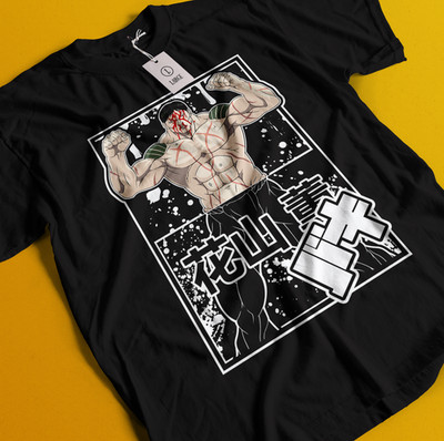 Baki The Grappler T-Shirt Kaoru Hanayama Tshirt Yujiro Shirt Biscuit Tee Jack