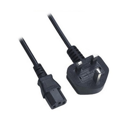 UK Netzstecker auf IEC C13 Stromkabel 1,5 m (Wasserkocher Kabel Stecker)