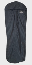 Prada New XL 24"x60" Navy Nylon Long Garment Bag Zip Closure Grommets Auth