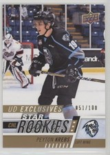 2017-18 Upper Deck CHL Star Rookies Exclusives 51/100 Peyton Krebs #314 sq1