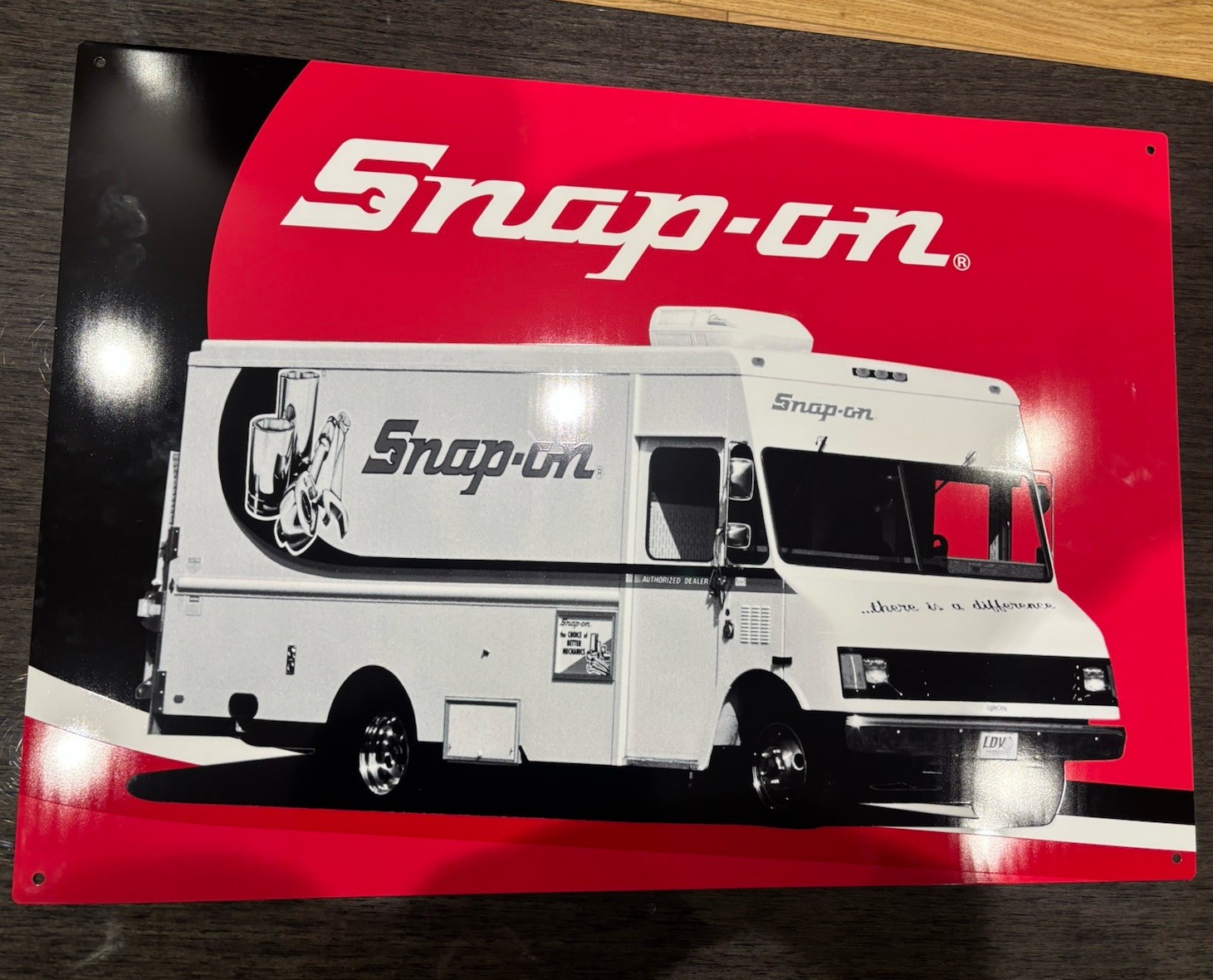 Snap On Tool Truck Van Metal Display Metal Sign Poster Decor Promo 27