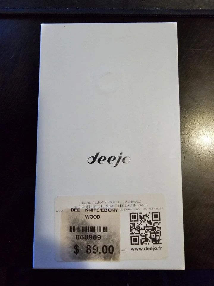 Navaja de Bolsillo Plegable Deejo 37g - Delgada y Ligera Acero Inoxidable -NUEVA EN CAJA Foto 2 de 4