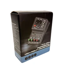 Professional High-Fidelity 16-Bit/48KHz Sound Card Audio Interface USB