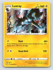 Luxray 033/072 Holo Rare Shining Fates Pokemon NM/M