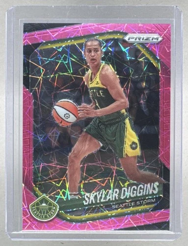 Skylar Diggins 2025 Panini WNBA Prizm #123 Pink Velocity /79