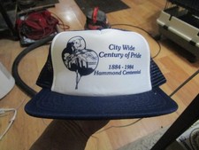 1984 Hammond Indiana Centennial 5 Panel Snap Back SPEX Truckers Baseball Cap Hat