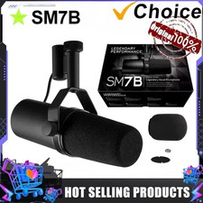 SM7B Professional Dynamic Cardioid Microphone for Live Vocals Recording Performa