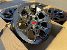 SET OF 4 Black 17x8 +5 Toyota Tacoma Wheels 4Runner Tundra Sequoia TRD PRO Rims