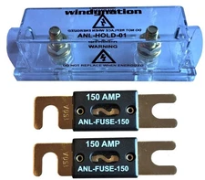 WindyNation ANL Fuse Holder + ANL Fuse (2pcs 150A Fuse)