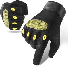 Motorcycle Gloves for Men Women, Touchscreen Riding Gloves with Hard Knuckle ...