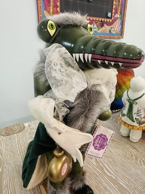 Steinbach 16  CROCODILE Peter Pan Nutcracker SIGNED Kurt Adler Germany 2001