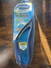 Dr Scholls Insoles Men Work Massaging Gel Size 8-14 Full Shoe Insole