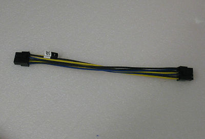 NEW OEM Dell Desktop 8 Pin 2 X 4 Pin PCI Power Adapter Converter Cable - DG48R