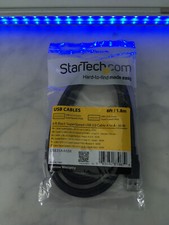 Image of STARTECH.COM 6FT 1.8 M BLACK SUPERSPEED USB 3.0 CABLE A TO A M/M #205