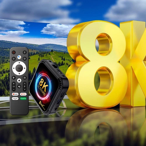 NEW Android 13 TV Box 2.4G& 5G Quad Core 8K HD Smart TV98 Bluetooth Media Player - Picture 7 of 20