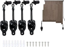 Sun Shading Components Bunge Kit and End Cover, Weather Resistant, Suitable for 