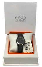 Esq by Movado Ladies Titanium Sport Watch  07100731 / 28mm case / NOS