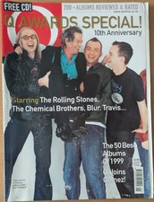 Q MAGAZINE ISSUE 160 JANUARY 2000 10TH ANNIVERSARY COVER FREE UK POST