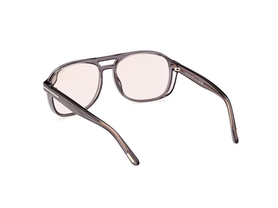 Gafas de sol TOM FORD FT1022 ROSCO 20E gris marrón hombre Foto 3 de 4